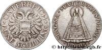 AUSTRIA 5 Schilling Madone de Mariazell AUSTRIA 1935 (31mm, 15,05g, 12h) -
