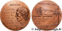 FRANCE Médaille, Bryan Allen, Le Gossamer Albatross AÉRONAUTIQUE - AVIATION : AVIATEURS & AVIONS Monnaie de Paris 1983 (67,5mm, 195,79g, 12h) -