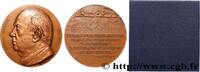 FRANCE Médaille, Graham Greene LITTÉRATURE : ÉCRIVAINS/ÉCRIVAINES - POÈTES Monnaie de Paris 1991 (67mm, 183,57g, 12h) -