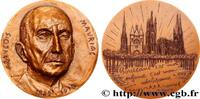 FRANCE Médaille, François Mauriac LITTÉRATURE : ÉCRIVAINS/ÉCRIVAINES - POÈTES Monnaie de Paris 1985 (71,5mm, 199g, 12h) -