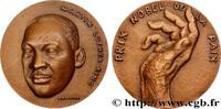 FRANKREICH PERSONNAGES Monnaie de Paris 1969 (67mm, 181,65g, 12h) Médaille, Martin Luther King 1969 VZ+