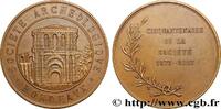 FRANCE Médaille, Cinquantenaire de la Société archéologiq HISTOIRE ET ARCHÉOLOGIE 33 - Bordeaux 1923 (50,5mm, 71,96g, 12h) -