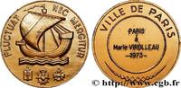 FRANCE Médaille de la Ville de Paris, Fluctuac Nec Mergit VILLES 75 - Paris 1973 (49,5mm, 66,24g, 12h) -