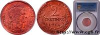 FRANCE 2 centimes Daniel-Dupuis III REPUBLIC Paris 1914 (20mm, 2g, 6h) -