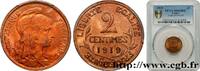 FRANCE 2 centimes Daniel-Dupuis III REPUBLIC Paris 1919 (20mm, 2,00g, 6h) -