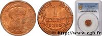 FRANCE 1 centime Daniel-Dupuis III REPUBLIC Paris 1919 (15mm, 1,00g, 6h) -