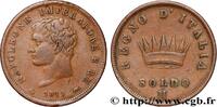ITALY - KINGDOM OF ITALY - NAPOLEON I 1 Soldo ITALY - KINGDOM OF ITALY - NAPOLEON I Milan 1811 (27mm, 10,19g, 6h) -