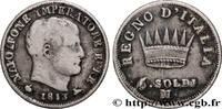 ITALY - KINGDOM OF ITALY - NAPOLEON I 5 Soldi ITALY - KINGDOM OF ITALY - NAPOLEON I Milan - M 1813 (15mm, 1,14g, 6h) -