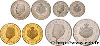 MONACO - PRINCIPALITY OF MONACO - RAINIER III Lot de 4 pièces commémorant le 25e anniversaire de MONACO - PRINCIPALITY OF MONACO - RAINIER III Paris 1974 (mm, g, 6h) -