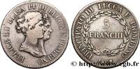 ITALY - PRINCIPALTY OF LUCCA AND PIOMBINO - FELIX 5 Franchi ITALY - PRINCIPALTY OF LUCCA AND PIOMBINO - FELIX BACCIOCHI AND ELISA BONAPARTE Florence 1808 (37mm, 24,61g, 6h) -