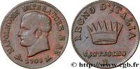 ITALY - KINGDOM OF ITALY - NAPOLEON I 1 Centesimo Napoléon Empereur et Roi d’Italie ITALY - KINGDOM OF ITALY - NAPOLEON I Bologne 1808 (19mm, 2,13g, 6h) -