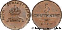 ITALY - LOMBARDY - VENETIA 5 Centesimi ITALY - LOMBARDY - VENETIA Milan 1849 (24mm, 8,98g, 12h) -