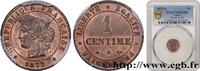 FRANCE 1 centime Cérès III REPUBLIC Paris 1872 (15mm, 1,00g, 6h) -