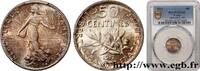 FRANCE 50 centimes Semeuse III REPUBLIC 1917 (18mm, 2,50g, 6h) -