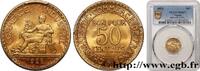 FRANCE 50 centimes Chambres de Commerce III REPUBLIC Paris 1922 (18mm, 2g, 6h) -