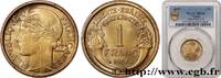 FRANCE 1 franc Morlon III REPUBLIC Paris 1937 (23mm, 4g, 6h) -