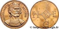 FRANCE Médaille, Huges Capet COLLECTION ROIS & REINES DE FRANCE 1988 (38mm, 19,60g, 12h) -