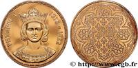 FRANCE Médaille, Philippe V COLLECTION ROIS & REINES DE FRANCE 1988 (38mm, 20,18g, 12h) -