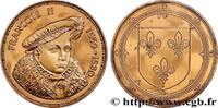 FRANCE Médaille, François II COLLECTION ROIS & REINES DE FRANCE 1990 (38mm, 19,96g, 12h) -