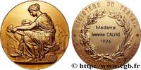 FRANCE Médaille, Syndicats professionnels, Ministère du t ASSOCIATIONS PROFESSIONNELLES - SYNDICATS Monnaie de Paris 1996 (50mm, 78,5g, 12h) -