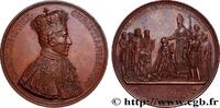FRANCE Médaille, Sacre de Charles X LE SACRE À REIMS 1825 (58,5mm, 96,49g, 12h) -