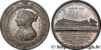 FRANCE Médaille, Crystal Palace - Couple royal EXPOSITIONS UK, Londres 1851 (51mm, 38,9g, 12h) -