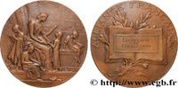 FRANCE Médaille, Alliance française, Exemplaire de collec TROISIÈME RÉPUBLIQUE (1898) (68mm, 126,78g, 12h) -