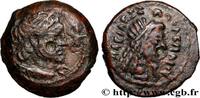 Hellenistic 2 (188 BC to 30 BC) Chalque EGYPT - LAGID OR PTOLEMAIC KINGDOM - PTOLEMY VIII EUERGETES II Cyrène, Cyrénaïque c. 163-116 AC. (17mm, 4,25g, 12h) -
