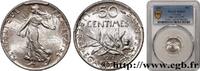 FRANCE 50 centimes Semeuse III REPUBLIC 1917 (18mm, 2,50g, 6h) -