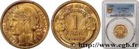 FRANCE 1 franc Morlon III REPUBLIC Paris 1938 (23mm, 4g, 6h) -