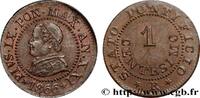 VATICAN AND PAPAL STATES 1 Centesimo Pie IX an XXII VATICAN AND PAPAL STATES Rome 1866 (15,50mm, 1,12g, 6h) -