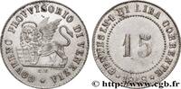 ITALY - REPUBLIC OF VENICE 15 Centesimi Gouvernement provisoire de Venise ITALY - REPUBLIC OF VENICE Venise - V 1848 (18mm, 1,52g, 6h) -