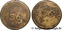 FRANCE Poids monétaire pour les pièces d’or de 6.400 reis PORTUGAL (ROYAUME DE) ET BRÉSIL - JEAN V n.d. (23mm, 14,20g, 6h) -