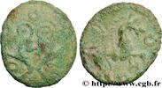 FRANCE Bronze aux chevaux affrontés AULERCI EBUROVICES / AMBIANI, Unspecified c. 60-40 AC. (15mm, 1,97g, 9h) -