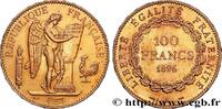 FRANCE 100 francs or Génie, tranche inscrite en relief Di III REPUBLIC Paris 1896 (34,87mm, 32,20g, 6h) -