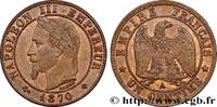 FRANCE Un centime Napoléon III, tête laurée SECOND EMPIRE Paris 1870 (15mm, 1,06g, 6h) -