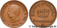 ITALY - KINGDOM OF ITALY - NAPOLEON I 3 Centesimi ITALY - KINGDOM OF ITALY - NAPOLEON I Milan 1813 (23mm, 6,40g, 6h) -