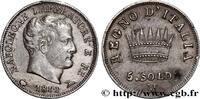 ITALY - KINGDOM OF ITALY - NAPOLEON I 5 Soldi ITALY - KINGDOM OF ITALY - NAPOLEON I Milan - M 1811 (15mm, 1,24g, 6h) -