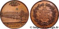 FRANCE Médaille, Inauguration du pont du Mont-Blanc - Gen PONTS Suisse, Genève 1862 (50,5mm, 82,29g, 12h) -