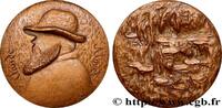 FRANCE Médaille, Claude Monet, Les nympheas ARTISTES : MUSICIENS, PEINTRES, SCULPTEURS Monnaie de Paris 1972 (52,5mm, 90,21g, 12h) -