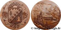 FRANCE Médaille, Chamonix VILLES Monnaie de Paris 1970 (67,5mm, 168,13g, 12h) -