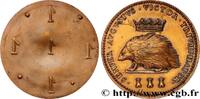 FRANCE Médaille, Porc-épic, refrappe, tirage uniface (épr LOUIS XII LE PÈRE DU PEUPLE n.d. (60,5mm, 61,92g, 12h) -