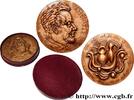 FRANCE Médaille, John Steinbeck LITTÉRATURE : ÉCRIVAINS/ÉCRIVAINES - POÈTES Monnaie de Paris 1964 (67,5mm, 182,32g, 12h) -
