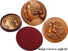 FRANCE Médaille, Edmé Bouchardon ARTISTES : MUSICIENS, PEINTRES, SCULPTEURS Monnaie de Paris 1967 (68mm, 190,61g, 12h) -