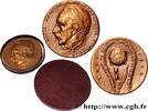 FRANCE Médaille, Emile Henriot LITTÉRATURE : ÉCRIVAINS/ÉCRIVAINES - POÈTES Monnaie de Paris 1966 (66mm, 176,4g, 12h) -