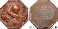 FRANCE Médaille, Porteuse de fleurs par Pierre Turin, Off TROISIÈME RÉPUBLIQUE n.d. (50,5mm, 72,21g, 12h) -
