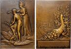 FRANCE Plaquette, Commerce TROISIÈME RÉPUBLIQUE (1934) (87,5mm, 211,52g, 12h) -