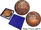 FRANCE Médaille, Villes jumelées VILLES Monnaie de Paris 1975 (72mm, 293,09g, 12h) -