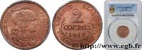 FRANCE 2 centimes Daniel-Dupuis III REPUBLIC Paris 1911 (20mm, 2g, 6h) -