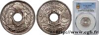 FRANCE 25 centimes Lindauer III REPUBLIC 1921 (24mm, 5g, 6h) -